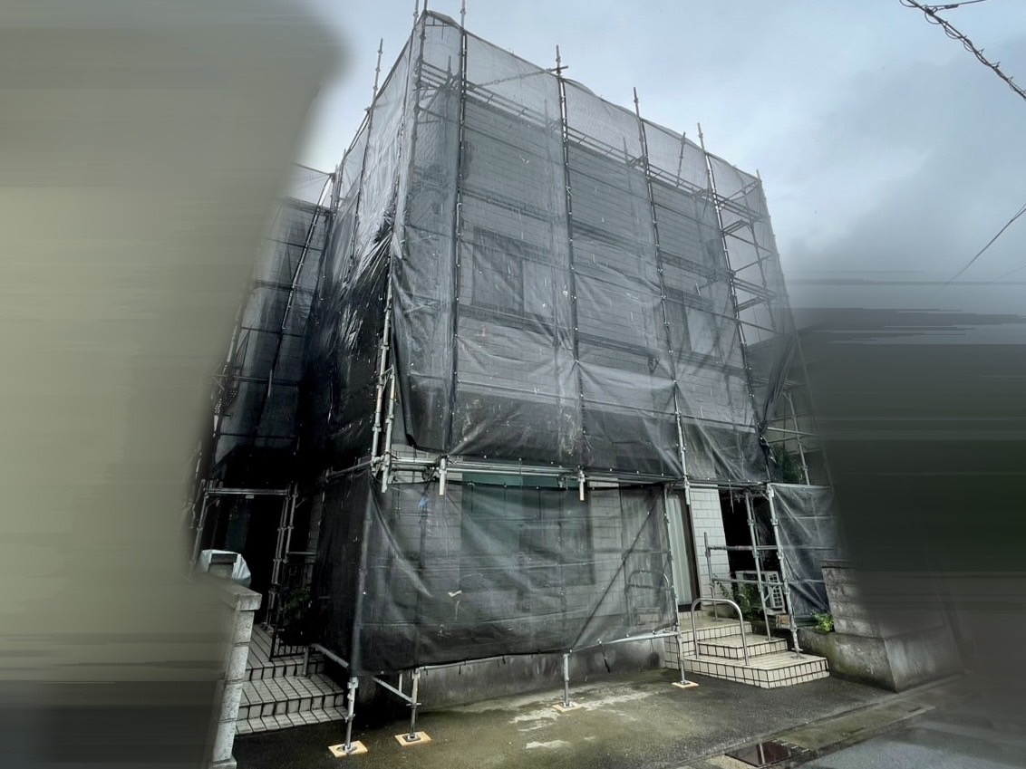 2025/7/15 埼玉県内戸建住宅① ｜足場着工しました。