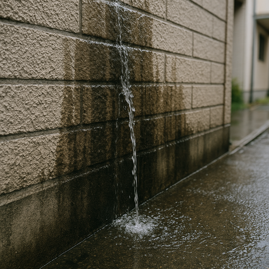 外壁から水が滲み出る原因と正しい対処法｜被害・放置のリスク・予防策を解説