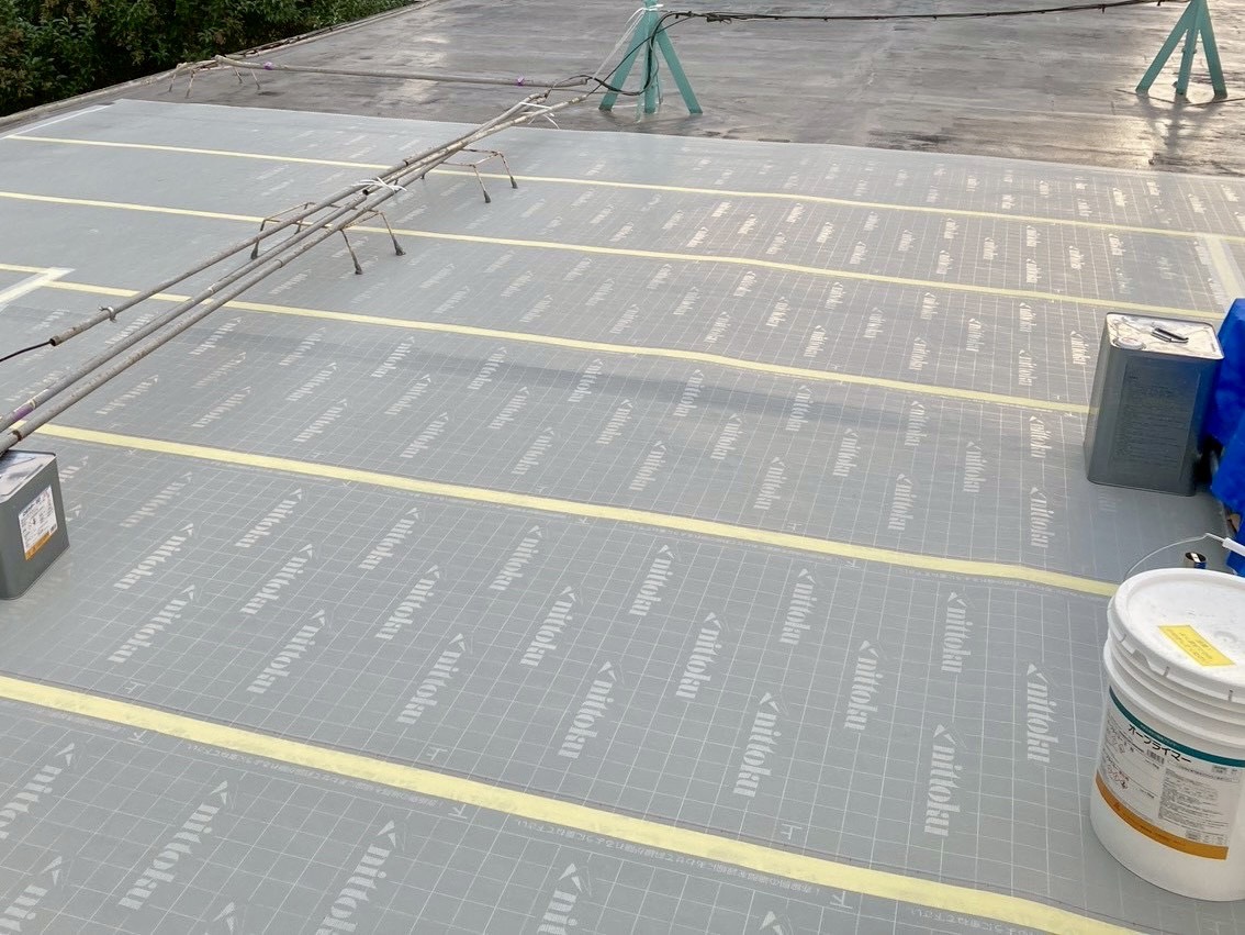 2025/11/12　通気緩衝工法防水工事①｜東京都町田市RC造マンション