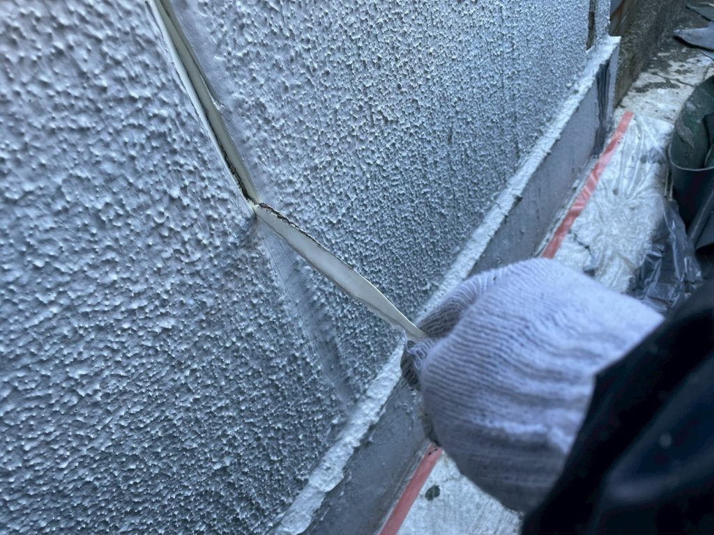 既存シーリング撤去