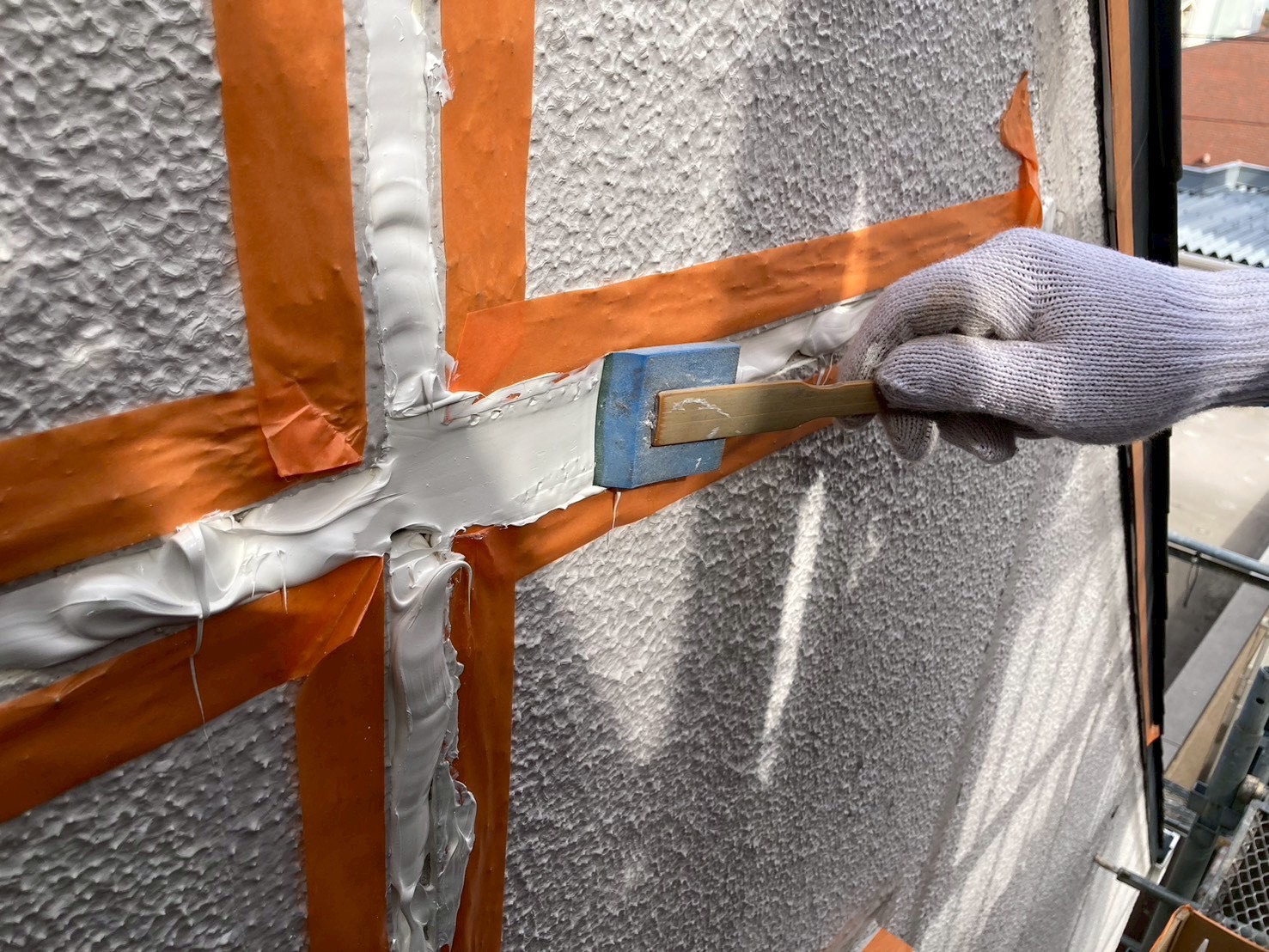 2025/11/19　雨漏原因箇所修繕工事③｜東京都町田市S造ビル