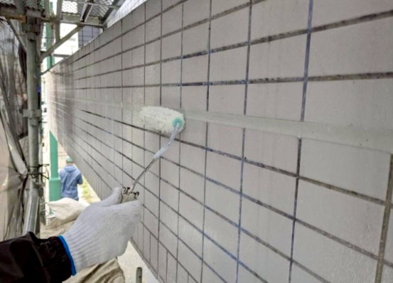 2025/12/05 神奈川県相模原市南区東林間 S造マンション②｜外装工事