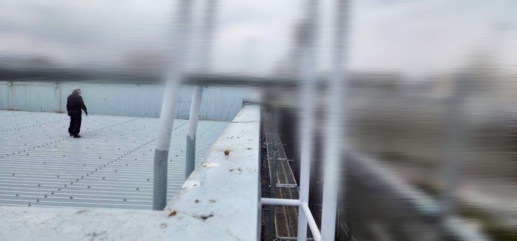 施工前笠木の状態