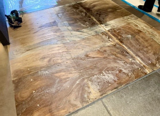 既存Pタイル撤去