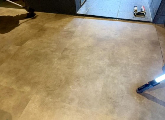 新規Pタイル取り付け