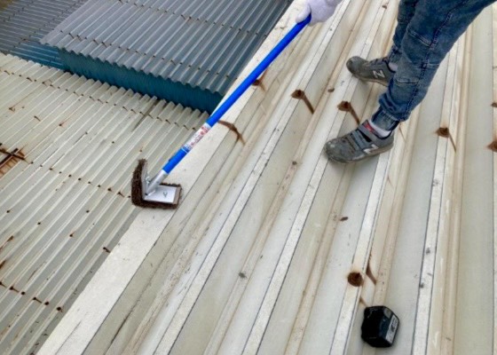 2026/4/6 神奈川県横浜市金沢区 工場🏭①｜折半屋根防水工事