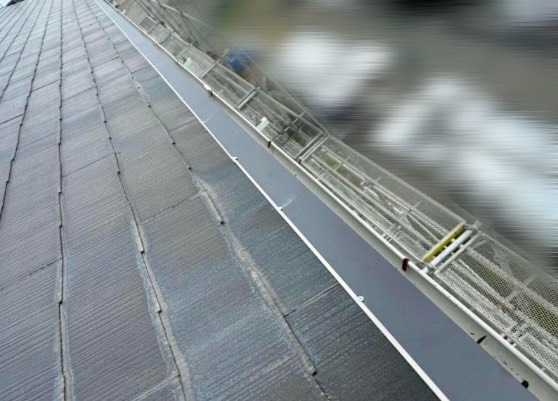 軒先板金取付(屋根カバー工法工事)