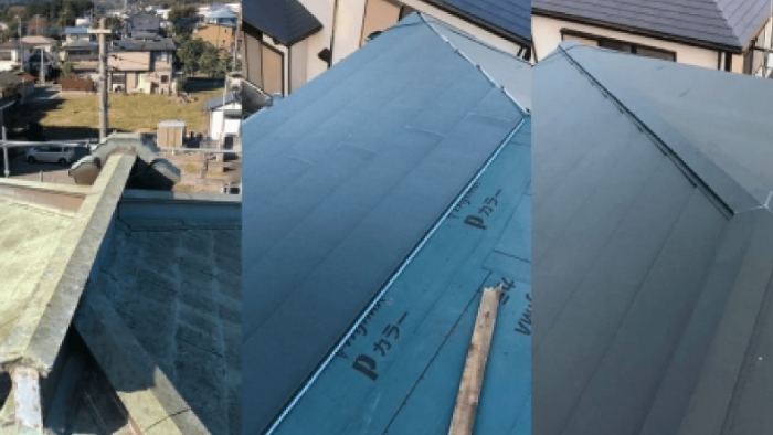 屋根葺き替え工事・カバー工法
